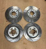 01-06 BMW E46 M3 Brake Drilled & Slotted Rotors Set