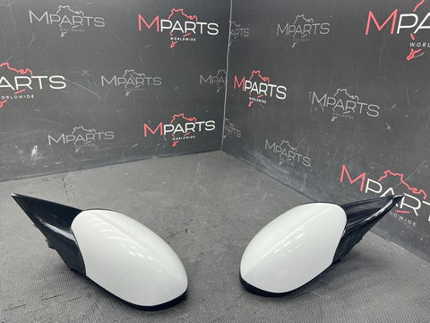 08-13 BMW E92 E93 M3 Side View Mirrors Pair Gloss Jet Black / PPF Wrapped 3 PIN