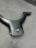 01-06 BMW E46 M3 Lower Steering Wheel Trim Cover Plate Titan Shadow Black