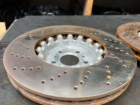 BMW 21-23 G80 G82 G83 M3 M4 Front Competition Package Rotors OEM 700 Miles