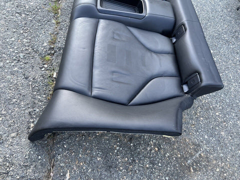 BMW F82 M4 15-20 Rear Back Seats Cushion Black Leather Backrest Bench