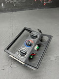BMW Z3 Z3M Roadster Center Console Shifter Radio Trim Cover Bezel Black 00-02