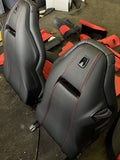 16-20 FERRARI 488 Spider Complete Interior Seats Panels Red Black 4k Miles￼