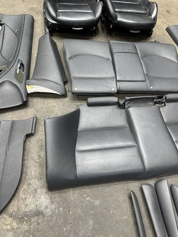 01-06 BMW E46 M3 Coupe Leather Complete Interior Seats & Panels Powered Heated