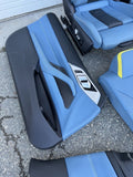 21-24 BMW G82 M4 Coupe Front & Back Seats Cushion Blue Leather