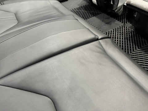 08-13 BMW E92 M3 Coupe Original Novillo Black Interior Rear Seats