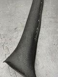 01-06 BMW E46 M3 Coupe Front A Pillar Black OEM Left Driver *Fabric Peeled*