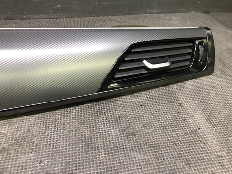 OEM 19-23 BMW F90 M5 Center Dash Panel Aluminum Carbon Interior Trim