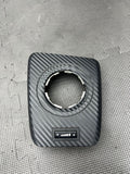 01-06 BMW E46 M3 Center Dome SMG Shift Plate Carbon Fiber Wrapped