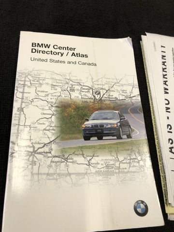 OEM BMW E39 OWNERS MANUAL BOOKS BROCHURES
