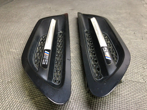 11-16 BMW F10 M5 Sedan Front Fender Grilles Grills Turn Signals Matte Black