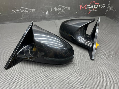 15-20 BMW F82 F83 M4 DOOR MIRRORS / CAMERA / NO LANE ASSIST / BLACK