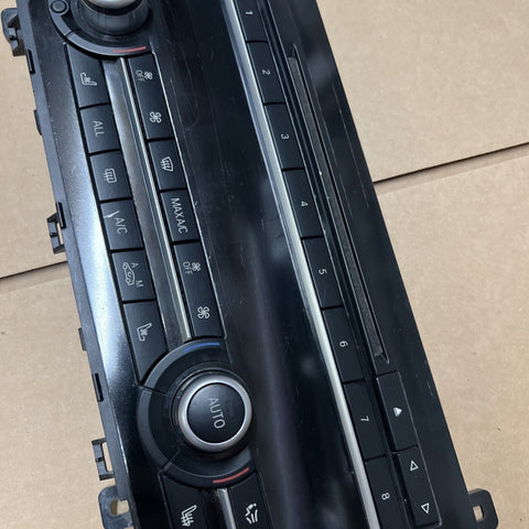 12-19 BMW F06 F10 F12 F13 FRONT CLIMATE CONTROL W/COOLED & HEATED SEATS 9306169