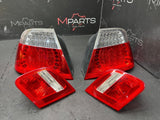 BMW E46 M3 04-06 CONVERTIBLE TAIL LIGHTS SET LED 6937453 GOOD LEDS