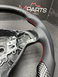 Performance Steering Wheel M Stitching 01-06 BMW E46 M3 Carbon Fiber SMG