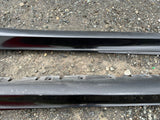 Sideskirts Side Skirts Rocker Panels Moldings Trims Black 14-18 BMW F85 X5M