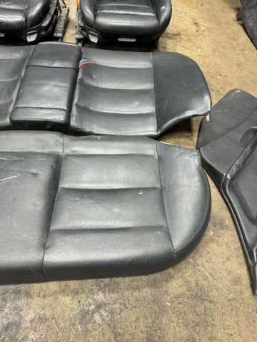 95-99 BMW E36 M3 Sedan Front & Back Seats Cushion Black Leather