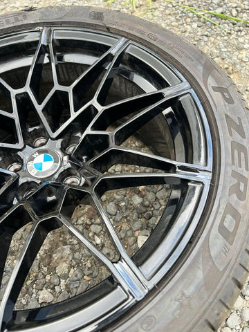 BMW G80 G82 G83 M3 M4 19x9.5 OEM Wheel Gloss Black 8093838
