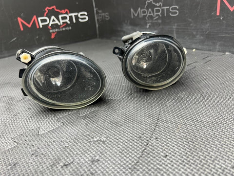 01-06 BMW E46 M3 OEM ZKW Fog Lights Lamps Pair Clear