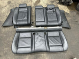 08-14 BMW E71 X6M Rear Seats Backrests Bolsters Bench Black