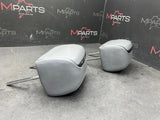 01-06 BMW E46 M3 Convertible Original Head Rests Rear Dove Grey Gray