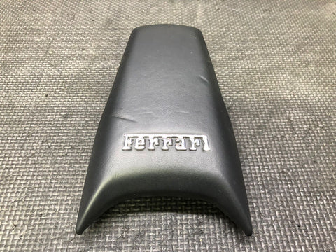 19-23 Ferrari F8 Tributo Center Console Trim Cover Panel Black Leather