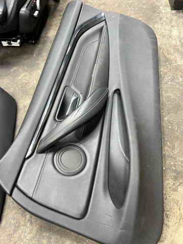 15-20 BMW F83 M4 Convertible Front & Back Seats Cushion Black Leather