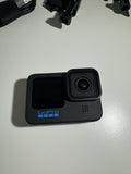 GoPro HERO10 Black Action Bundle (w/ 2 Batteries, Charger, Mounts, Case)