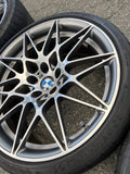 BMW F80 F82 F83 M3 20x9 20x10 WHEELS RIMS STYLE 666M 5x120mm OEM