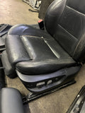 00-03 BMW E39 M5 SEDAN BLACK INTERIOR COMPLETE FRONT HEATED & REAR SEATS OEM