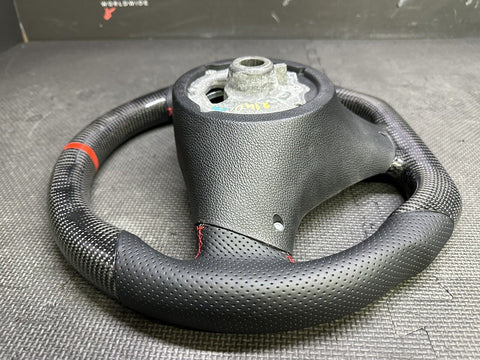 BMW E92 M3 2008-2013 OHC Carbon fiber Steering Wheel Tri Stitched Manual