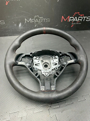 BMW Steering Wheel 01-06 E46 M3 SMG Custom Suede Wrapped Faded Stripe