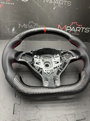 Performance Steering Wheel M Stitching 01-06 BMW E46 M3 Carbon Fiber SMG