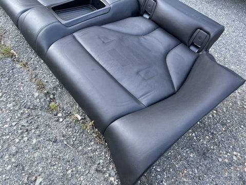 BMW F82 M4 15-20 Rear Back Seats Cushion Black Leather Backrest Bench