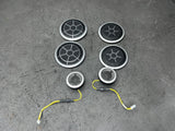 08-13 BMW E92 E93 M3 Door Speakers Tweeters Covers Grilles Set