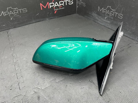 21-23 BMW G80 M3 Competition LH Left Driver Side Mirror OEM Isle Of Man Green