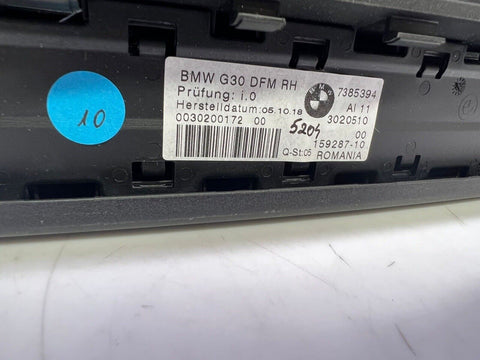 2017-2020 BMW F90 M5 G30 5-SERIES REAR QUARTER WINDOW SUNSHADES PAIR OEM