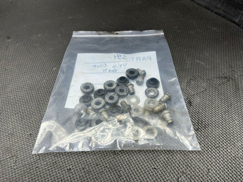 BMW 01-06 E46 M3 S54 ENGINE VALVE COVER Nuts Bolts Hardware