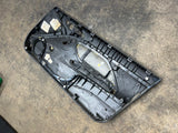 00-06 BMW E46 COUPE CONVERTIBLE LEFT DRIVER SIDE DOOR PANEL CARD BLACK OEM