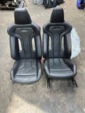 15-20 BMW F82 M4 Competition Front Seats Black *Side Bolster Deployed/Bent Rail*