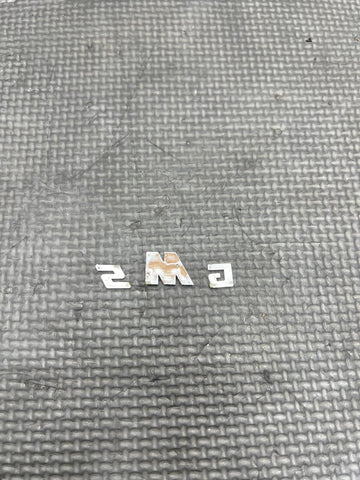 01-06 BMW E46 M3 Center Dome SMG Shift Plate Emblem Badge Logo SMG