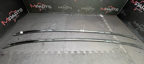 00-03 BMW E39 M5 Right Left Upper Roof Racks Tracks Rails Mounts Set Grey Gray