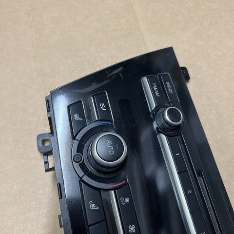 12-19 BMW F06 F10 F12 F13 FRONT CLIMATE CONTROL W/COOLED & HEATED SEATS 9306169