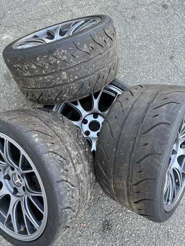 18" Wheels Rims Tires Fit 5X120 BMW E90 E92 E93 F80 F82 M3 18x10 ET25 Square