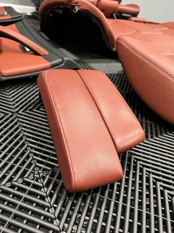 08-11 BMW E90 M3 Sedan Front & Back Seats Cushion Fox Red Leather
