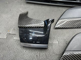 Genuine 14-18 BMW F15 X5 F85 X6 F16 F86 Real Carbon Fiber Interior Trim SET